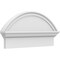 Ekena Millwork Segment Arch Smooth Architectural Grade PVC Combination Pediment, 26"W x 13-3/8"H x 2-3/4"P PEDPC026X135SEG00 - alternate 1